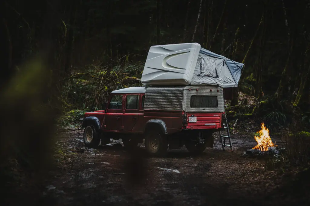 camper made by wolf ridge adventure vehicles in Vancouver Island